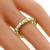  14k yellow gold diamond eternity wedding band 2