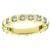  14k yellow gold diamond eternity wedding band 3