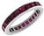  18k white gold ruby eternity wedding band 1