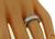 Emerald Cut Diamond Platinum Eternity Wedding Band