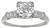 Vintage 1.00ct Old Mine Cut  Diamond Platinum Engagement Ring  PIC 3