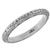 1920s 18K White Gold Wedding Band