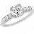 diamond platinum engagement ring  1