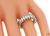 Vintage Marquise Cut Diamond Platinum Eternity Wedding Band