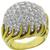 diamond  18k yellow and white gold ring 1