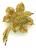 18k yellow gold  Bvlgari Collection flower pin 2
