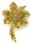 18k yellow gold  Bvlgari Collection flower pin 3
