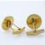 18k yellow and white gold cufflinks 4