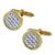  14k yellow and white gold cufflinks 1