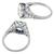 Art Deco GIA Certified 2.12ct Old European Brilliant Diamond Sapphire Platinum Engagement Ring