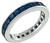 2.00ct Sapphire Eternity Wedding Band Photo 1