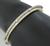 2.20ct diamond gold bangle on model photo