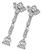 2.25ct Diamond Drop Earrings Photo 3