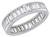 2.40ct diamond eternity wedding band photo 1