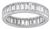 2.40ct diamond eternity wedding band photo 3