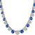 25.00ct Sapphire 22.40ct Diamond Tennis Necklace Photo 3