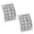 diamond 14k white gold earrings 3