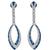  sapphire diamond of 18k white gold earrings 1