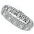 Estate 3.00ct Baguette And 5.40ct Round Diamond 18k White Gold Bracelet