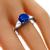 3.65ct Sapphire 0.80ct Diamond Engagement Ring  | Israel Rose