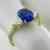 sapphire diamond 18k yellow engagement ring 2