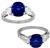 sapphire diamond platinum engagement ring 3