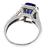 sapphire diamond 18k white gold engagement ring 4