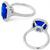 4.80ct Ceylon Sapphire 1.25ct Pave Set Round Cut Diamond Platinum Engagement Ring 