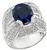 4.00ct Sapphire 2.00ct Diamond Ring Photo 1