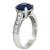 4.17ct Cushion Cut Sapphire Engagement Ring