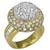 diamond 18k yellow  gold estate ring  1