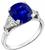 4.63ct Sapphire 0.60ct Diamond Engagement Ring Photo 1
