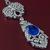 5.12ct Sapphire 1.31ct Diamond Pendant Photo 3