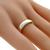 5mm Tiffany Style 14k  White & Yellow Gold Wedding Band