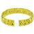 1.00ct Round Cut Diamond 18k Yellow Gold Cuff Bangle