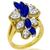 Oscar Heyman 2.00ct Sapphire 1.75ct Diamond Ring 