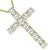 3.25ct Diamond Gold Cross Necklace 