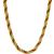 Pearl And Coral Bead Gold Twist Necklace 