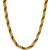 Pearl And Coral Bead Gold Twist Necklace 