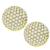Estate 6.60ct Round Brilliant Diamond 18k Yellow Gold Button Earrings