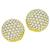  6.60ct Diamond Gold Button Earrings| Israel Rose
