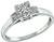 Antique 0.35ct Diamond Engagement Ring Photo 1