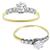 diamond 14k yellow and white gold engagement ring 3
