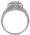 Antique 0.53ct Diamond Engagement Ring Photo 4