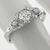 diamond 18k white gold engagement ring 1