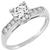 antique 0.60ct diamond engagement ring photo 1