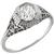 diamond 14k white gold engagement ring 1