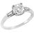 1920s diamond platinum engagement ring 1