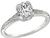 Antique 0.92ct Diamond Engagement Ring