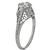 Antique 0.96ct Diamond Engagement Ring Photo 3